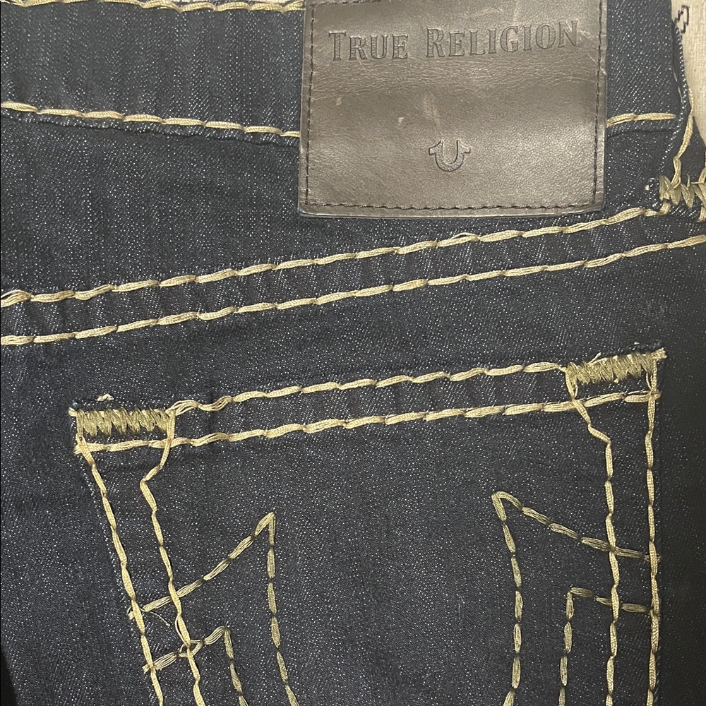 True Religion Dark Blue Jeans - Picture 3 of 7